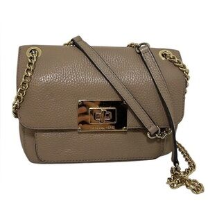 Michael Kors Tan Leather Shoulder Bag